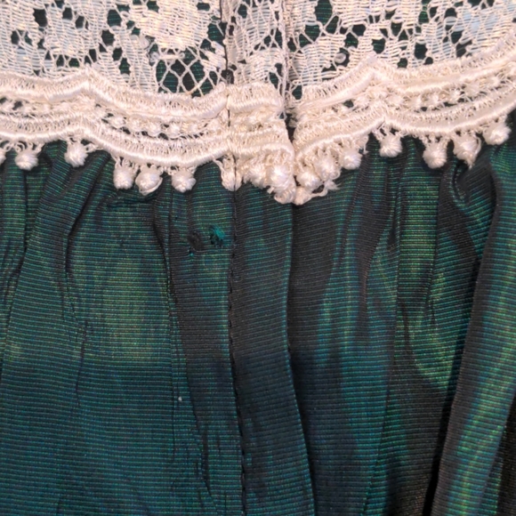 Vintage Scott McClintock strapless lace prom dress - Picture 7 of 10